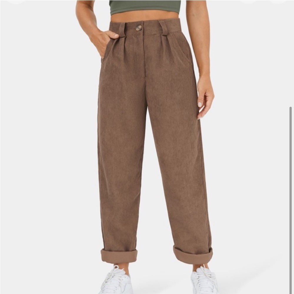 Cocoa brown corduroy pants